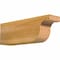 Ekena Millwork Del Monte Rough Sawn Rafter Tail, Western Red Cedar, 4"W x 6"H x 18"L RFT04X06X18DEL00RWR - alternate 1